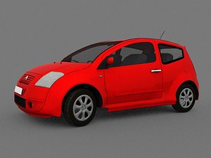 3d model citroen c2