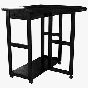 3D folding wooden living room