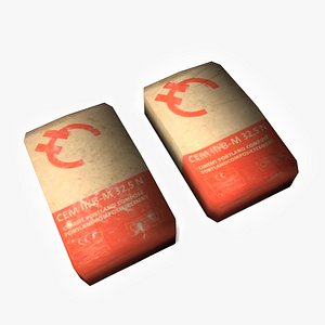 3ds max cement bags