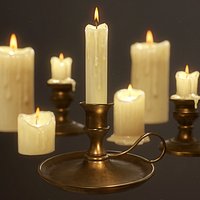 Candles Pack - PBR Game Ready