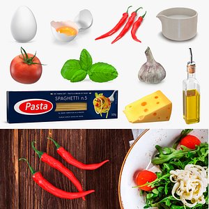 Italian Pasta Ingredients Collection