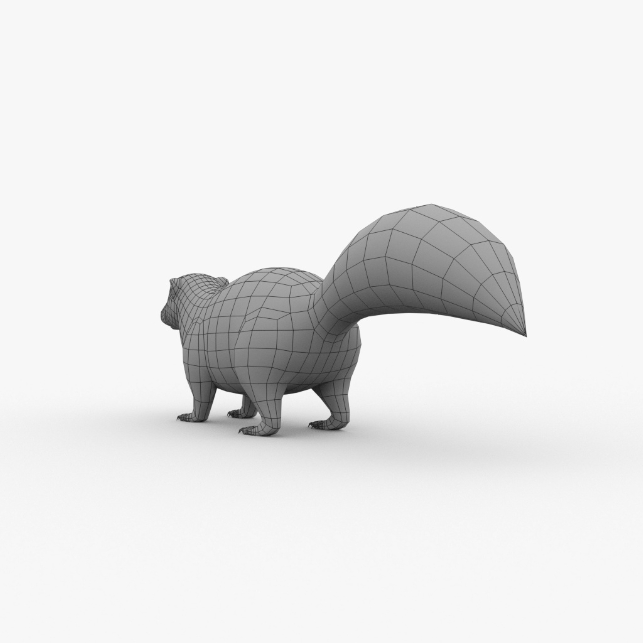 modelo 3d skunk basemesh - TurboSquid 2007167