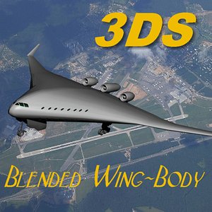 BWB Blended Wing Body aircraft Concept