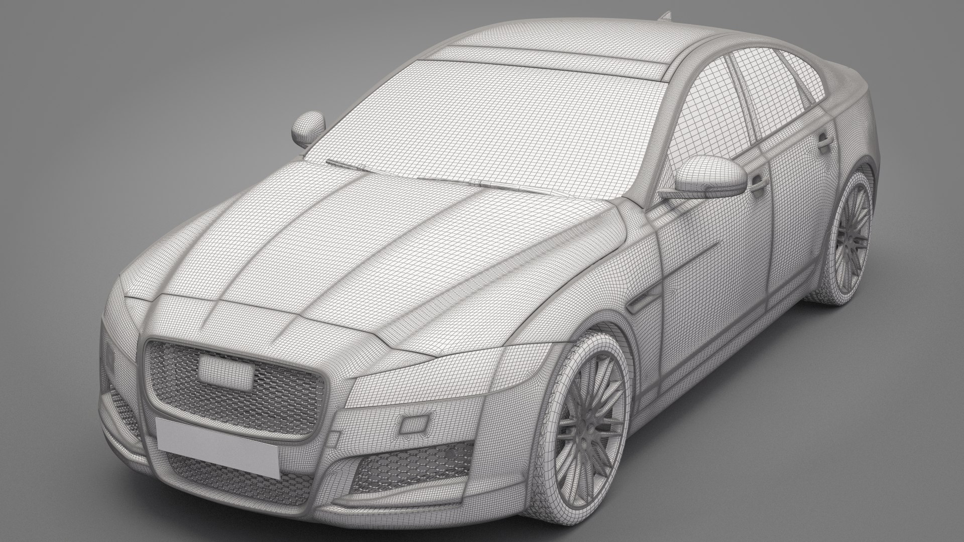 Jaguar XF Model - TurboSquid 2383416