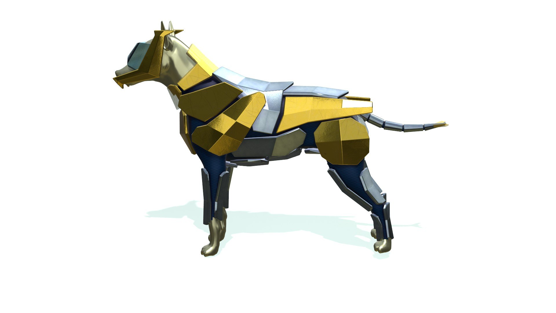 3D Dog Light Armor model - TurboSquid 2153005