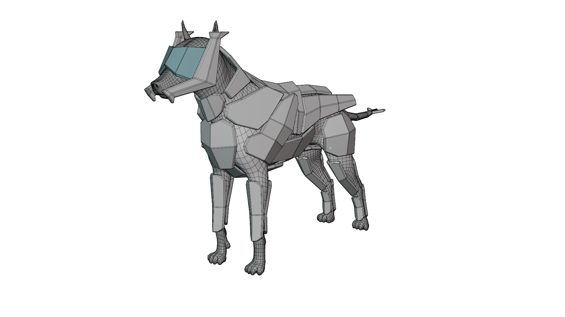 3D Dog Light Armor model - TurboSquid 2153005