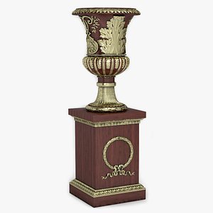 3d model classic urn 01