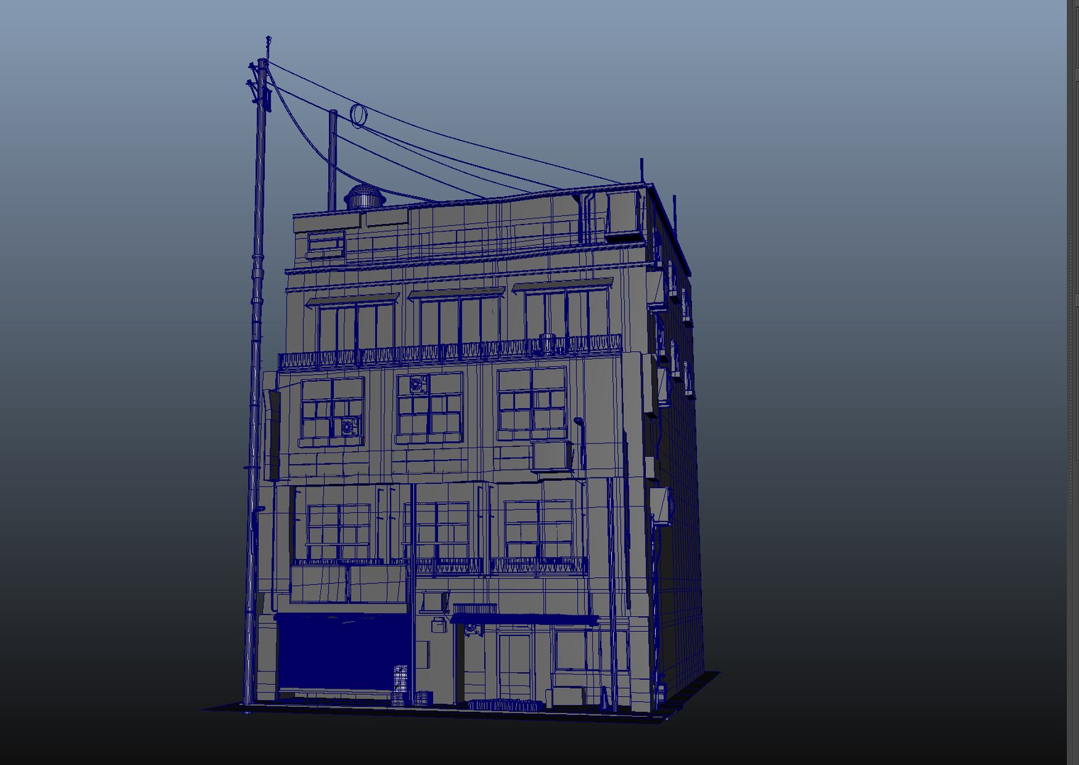 3D Modern Japan Street Scene - TurboSquid 2257149