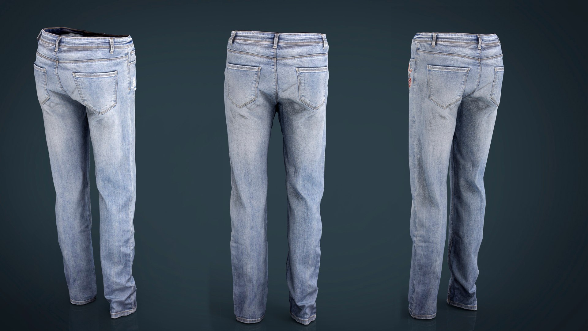 3D Jeans Cloth - TurboSquid 1340000