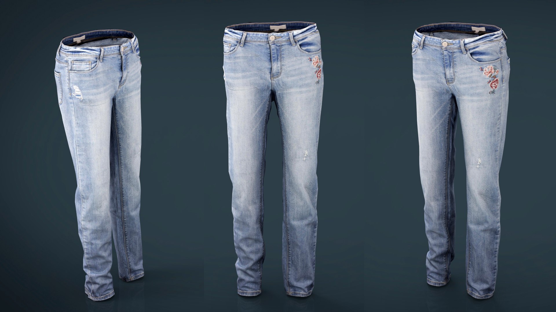 3D jeans cloth - TurboSquid 1340000