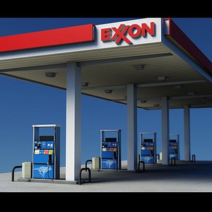 Exxon Gas Station