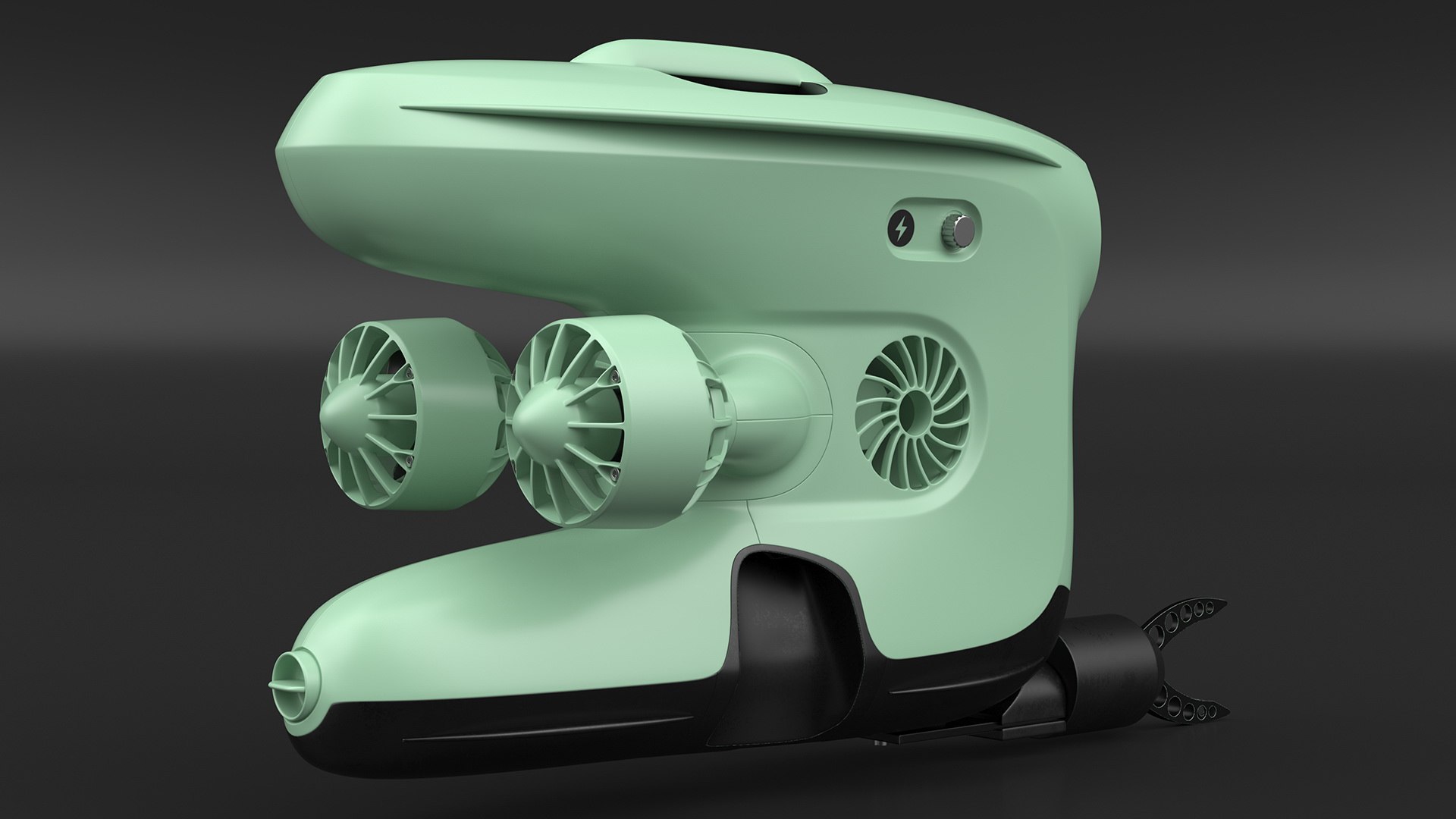 3D Underwater ROV With Gripper Hand Rigged For Maya - TurboSquid 2077099