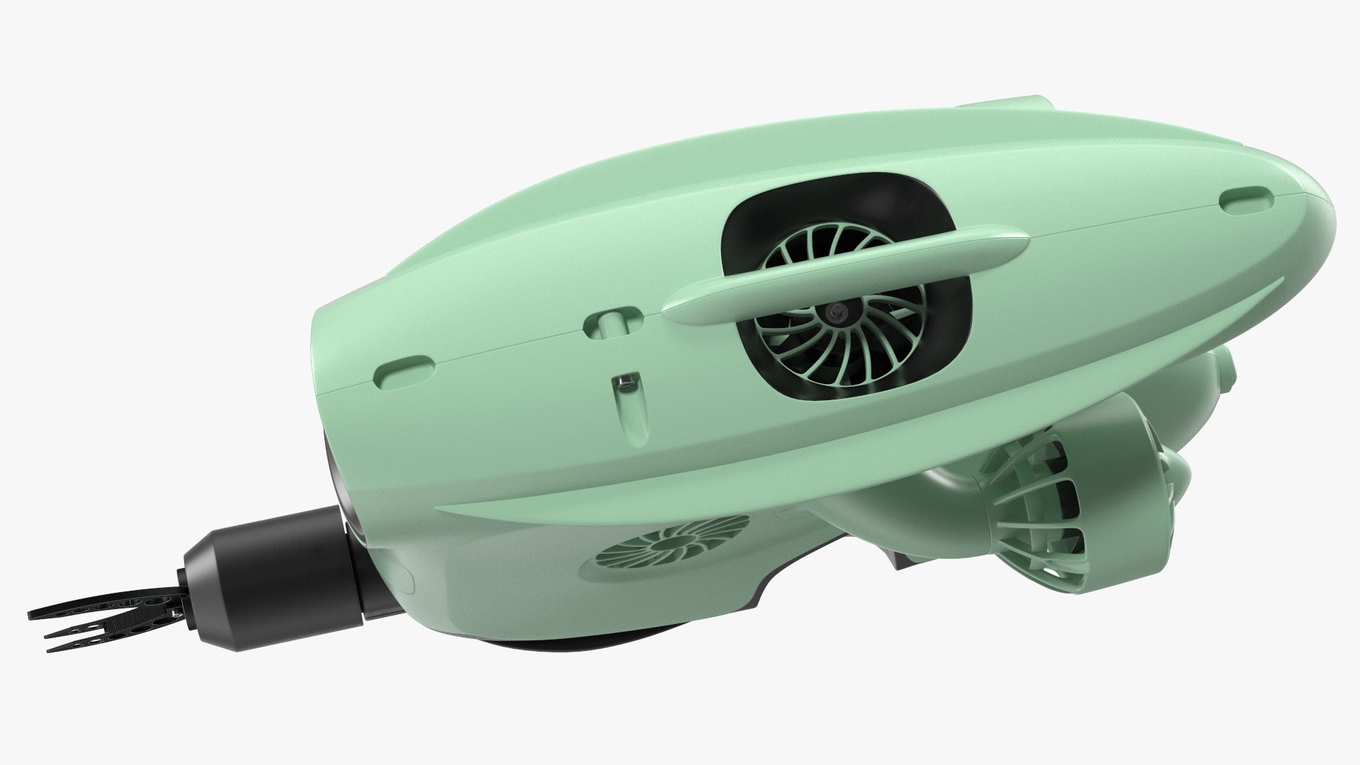 3D Underwater ROV With Gripper Hand Rigged For Maya - TurboSquid 2077099