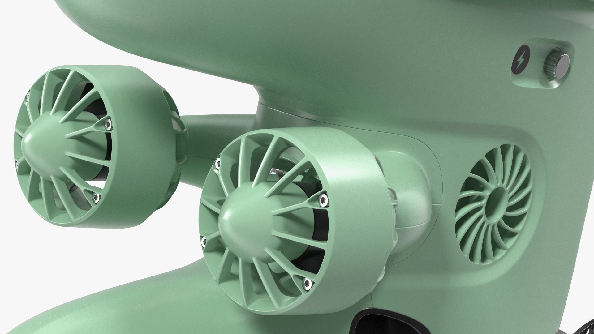 3D Underwater ROV With Gripper Hand Rigged For Maya - TurboSquid 2077099