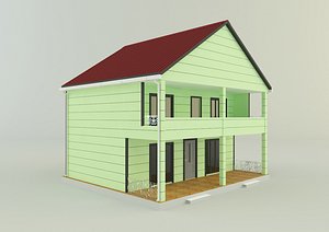 3D model houses 11 3D model