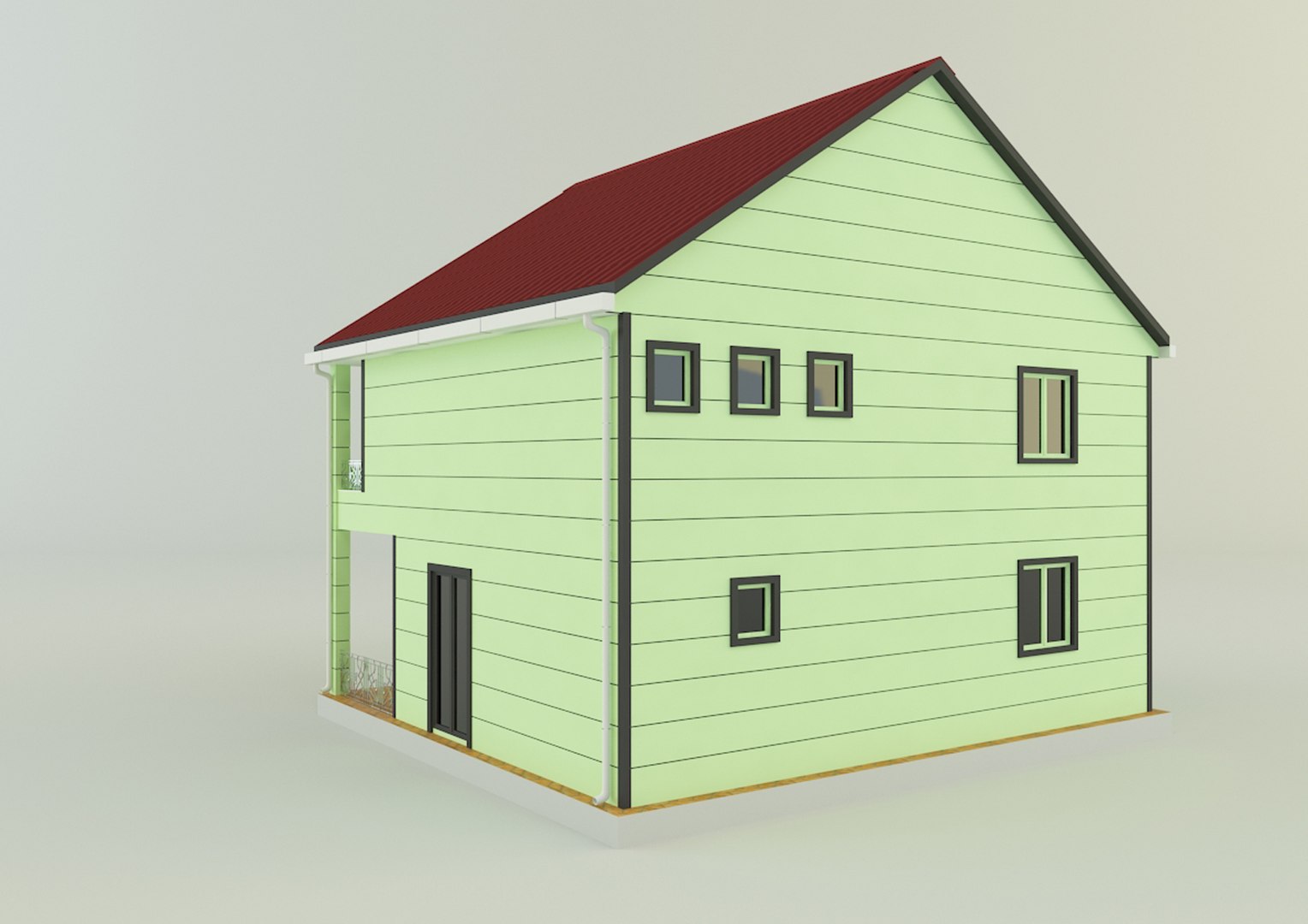 3D Model Houses 11 3D Model - TurboSquid 2067318