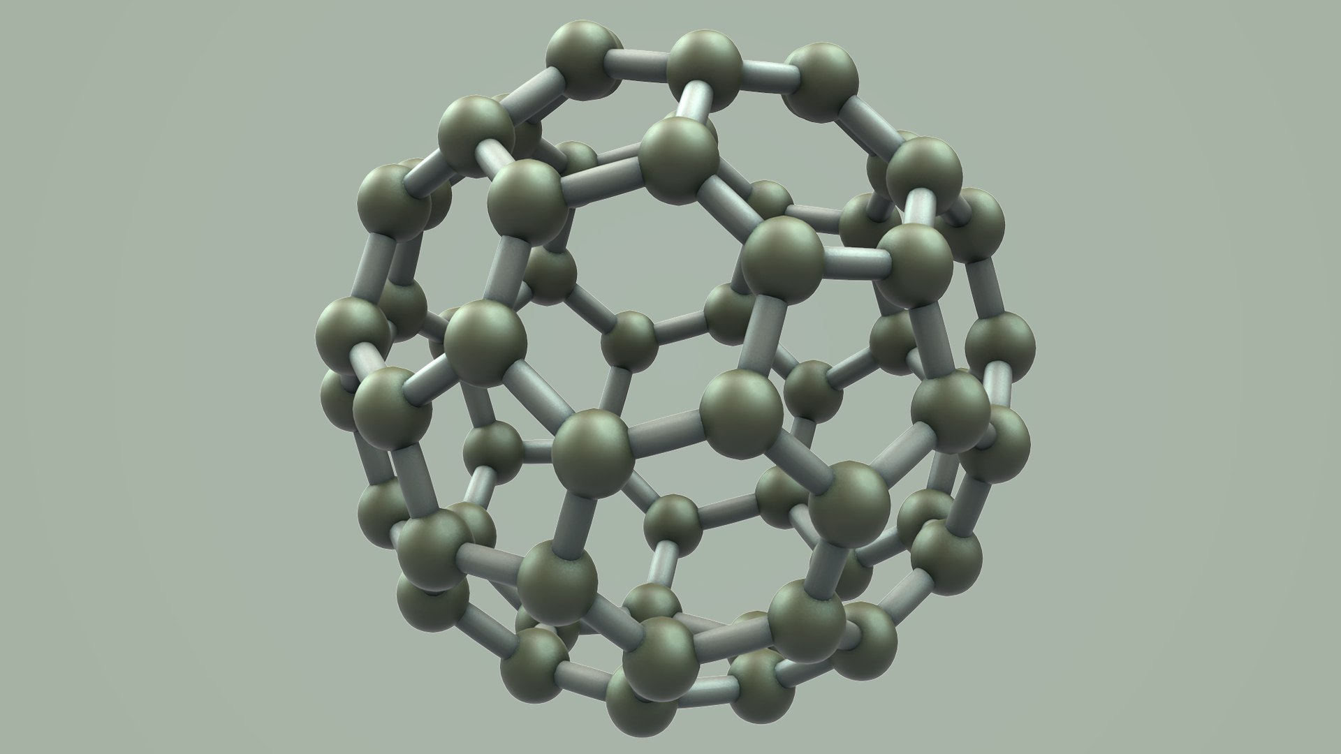 3D Model Carbon Structure Fullerene - TurboSquid 1502894