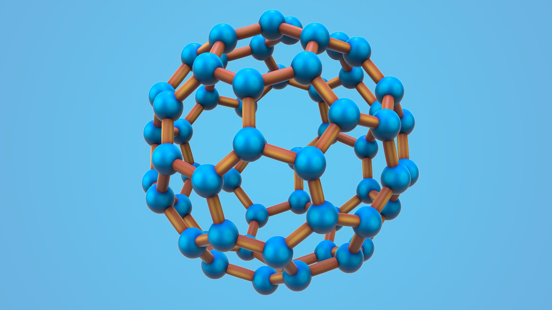 3D model carbon structure fullerene - TurboSquid 1502894