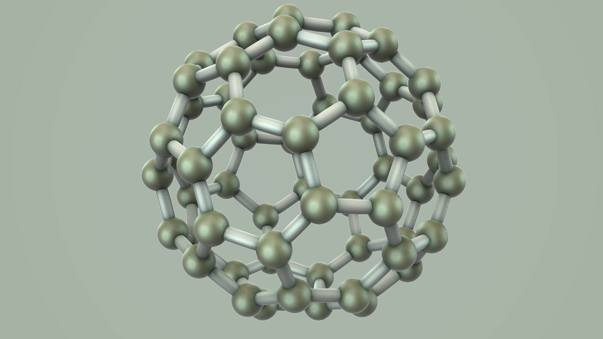 3D Model Carbon Structure Fullerene - TurboSquid 1502894