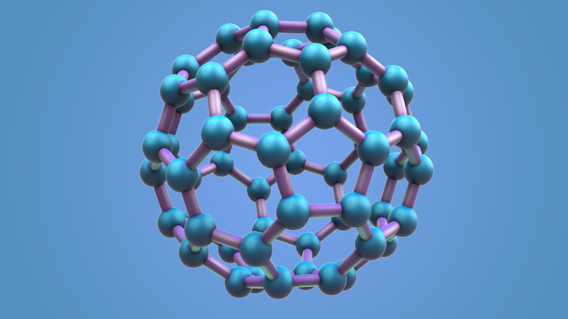 3D model carbon structure fullerene - TurboSquid 1502894