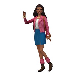 3D Fashion Doll model
