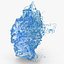 3D Liquid Splash model
