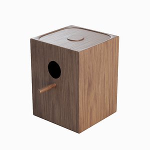 3D Wooden Birdhouse B 03