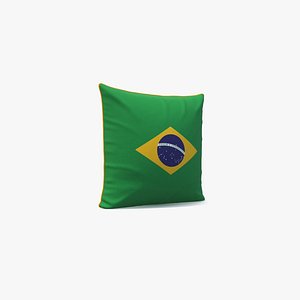 Brazil Flag Pillow
