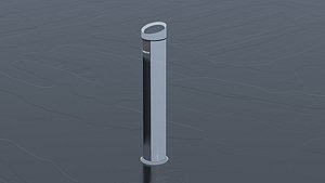 Cylindrical  Tower Heater 3D model