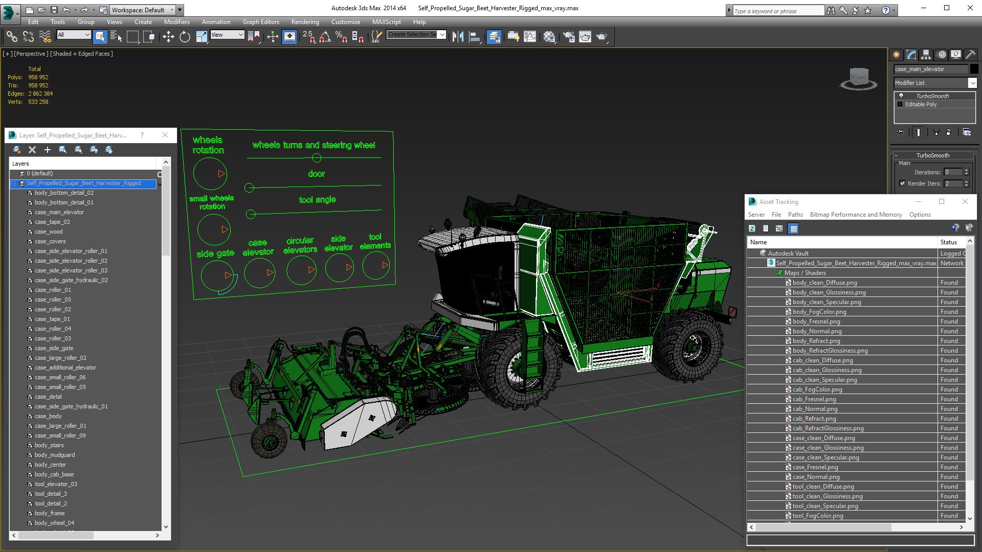 Self Propelled Sugar Beet Harvester Rigged 3D model https://p.turbosquid.com/ts-thumb/4i/Rax6Pb/6b/selfpropelledsugarbeetharvesterrigged3dsmodel038/jpg/1647889052/1920x1080/fit_q87/c293e3085f2080dce34447df1bfea99cee535132/selfpropelledsugarbeetharvesterrigged3dsmodel038.jpg