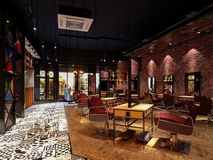 Industrial Loft Barber Shop