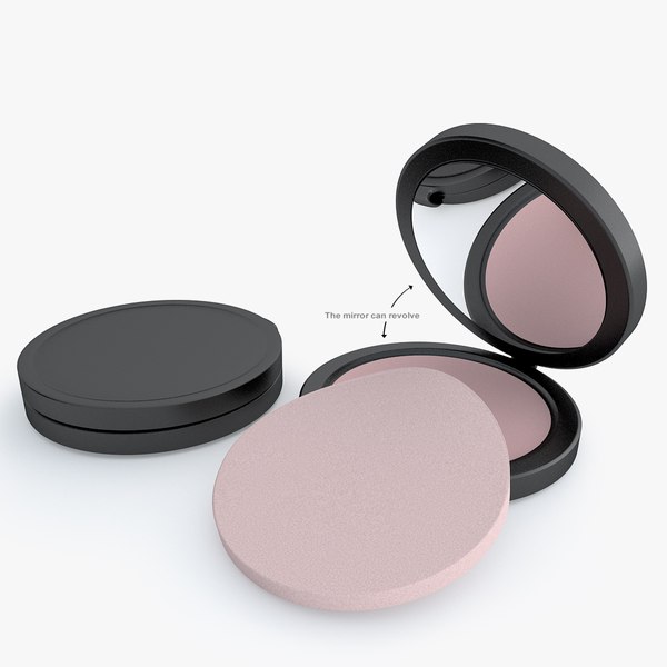 cosmetic powder 3d model