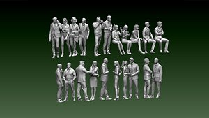 peple 3D model