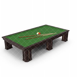 Cushion Billiards Table 3D