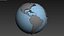 world globe 3d model