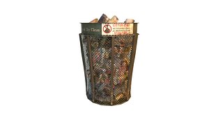 nyc trash 3D model