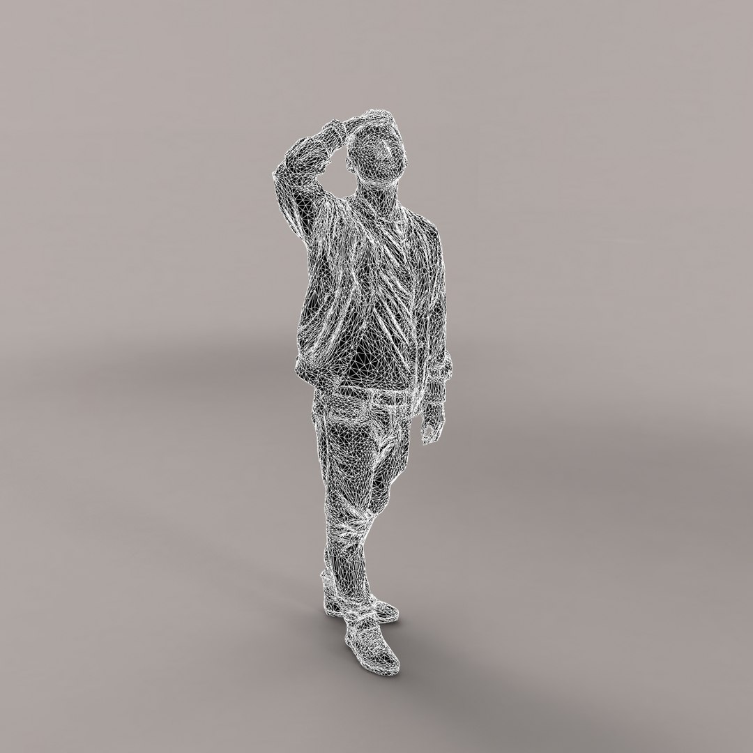 Photorealistic Scan People 3d Model