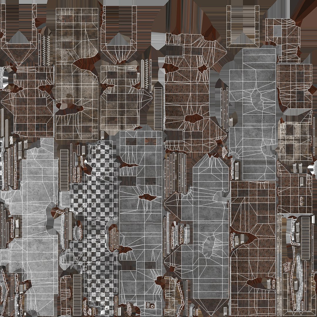 Destroyed Building Family House 3D Model TurboSquid 2292239