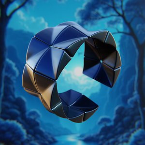 TriFold Quantum Ring - Futuristic Customizable Sci-Fi Jewelry 69