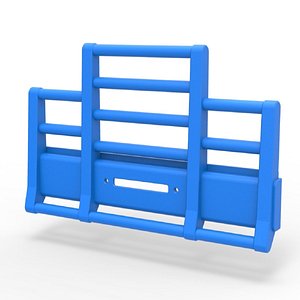 Diecast Moose bumper for semi truck Version 1 Scale 1 to 25 3D