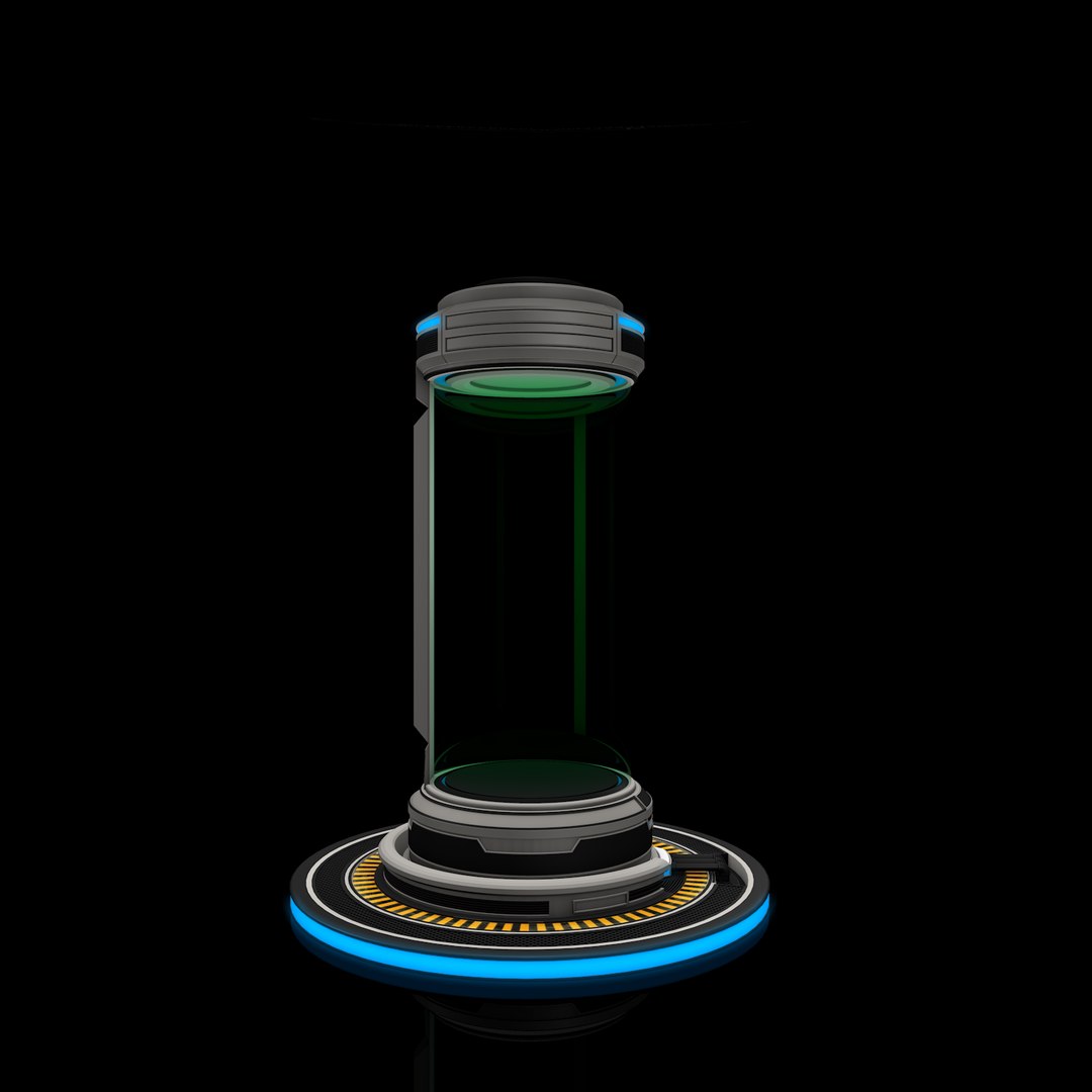 Sci Fi Liquid Container 3D Model - TurboSquid 1610947