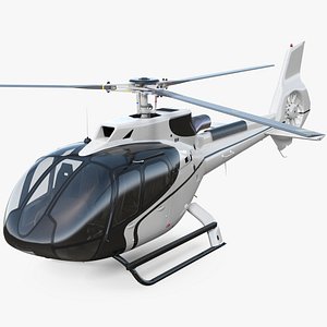 3D light civil helicopter rotor model