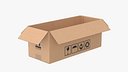 Cardboard Box 50x20x20 Open