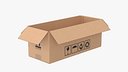 Cardboard Box 50x20x20 Open