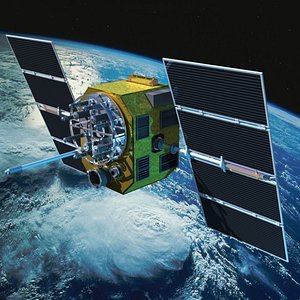 Satellite Global Positioning System GPS Animated