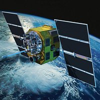 Satellite Global Positioning System GPS Animated