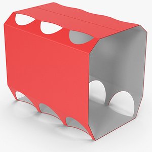 Red Cans Package 3D model