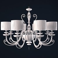 Alicante White shade L8 Euroluce Lampadari