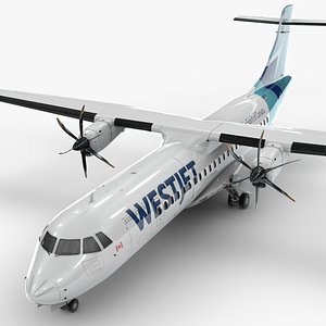 ATR 72 WESTJET L1680 3D