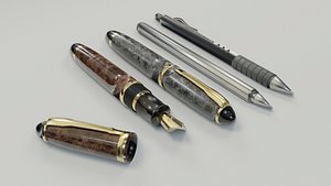 3D pens pencils writing model